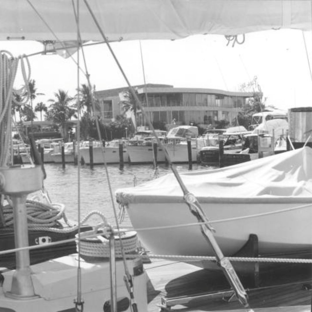  Historical photo of Pier Sixty-Six Marina in Fort Lauderdale before renovations